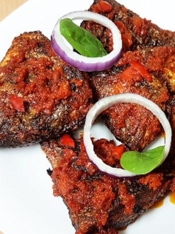 Peppered fish