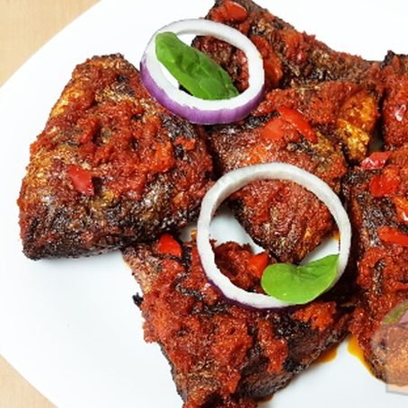 Peppered fish