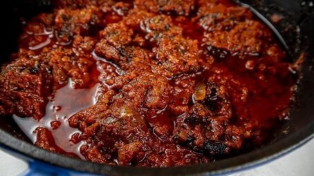 Dry fish stew